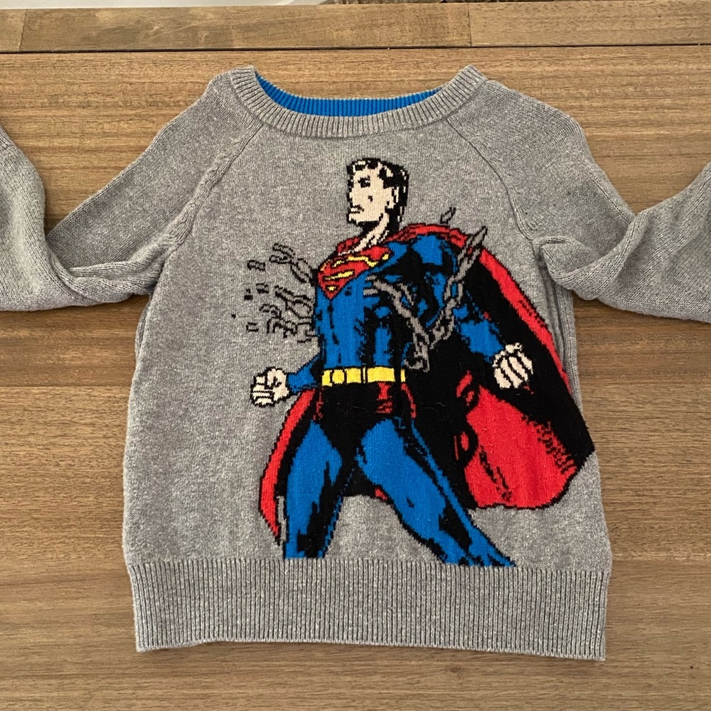 GAP kids Superman sweater